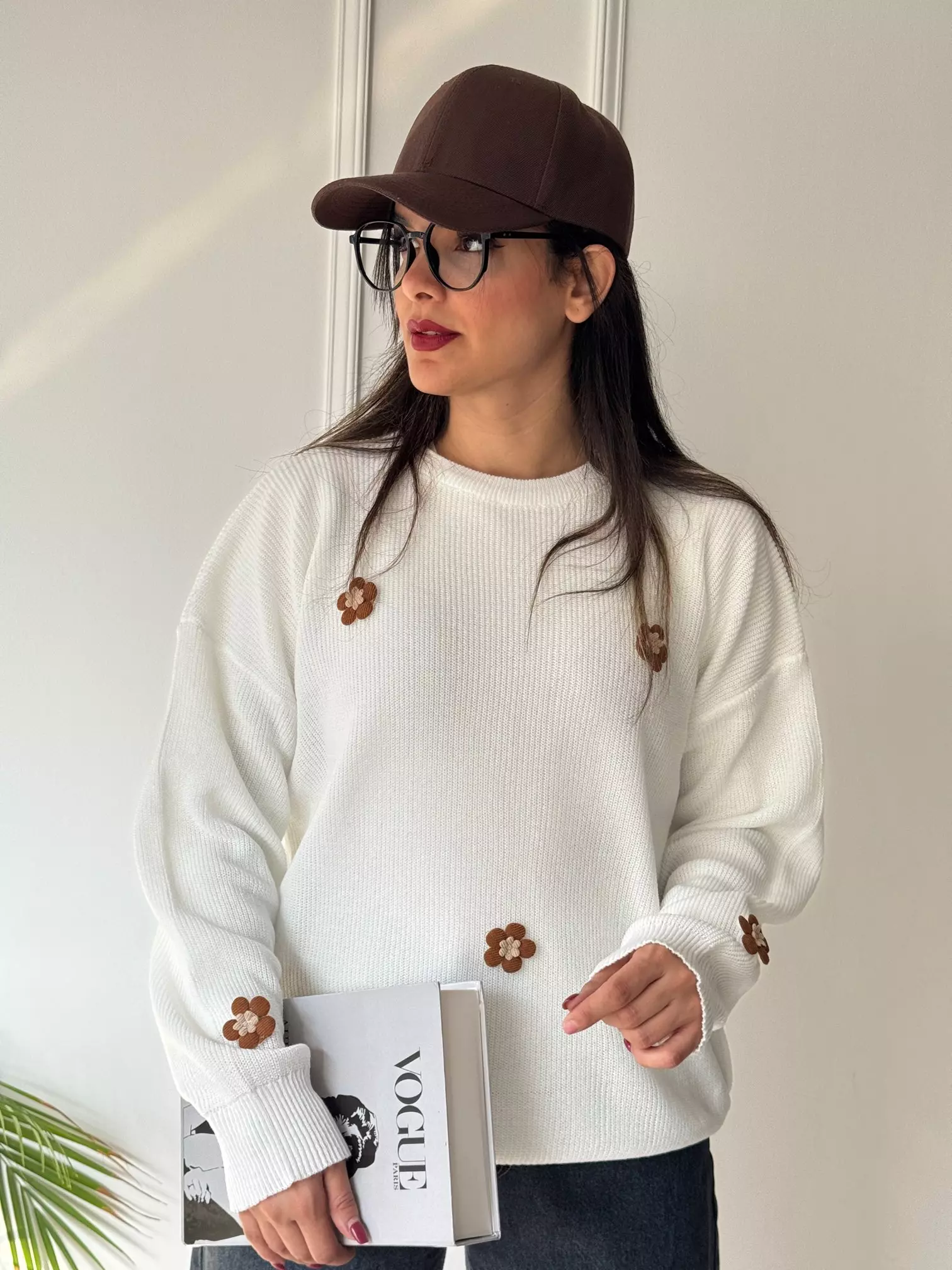 بافت پینترستی بابونه